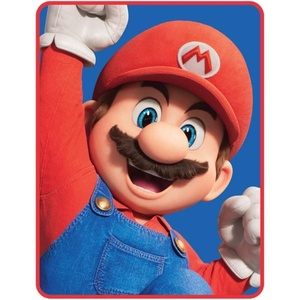 image:imageSuper Mario Bros Movie Micro Raschel Throw Blanket 46 in x 60 inThe Super Mario Bros Movie