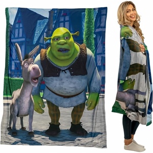 image:imageWWE Rhea Ripley Main Event Champions Bedding Super Soft Throw Blanket 46 in x 60 in Official Licensed Product By Franco CollectiblesShrek